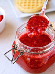 Strawberry Compote | This perfectly sweet and versatile 3-ingredient strawberry compote recipe will reside in your recipe collection now and in the years to come. Quick and easy. | www.heavenlyhomecooking.com