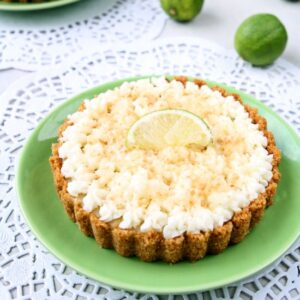 Key Lime Pie for Two | Sweet and tangy all natural key lime pie perfectly portioned for two! | www.heavenlyhomecooking.com