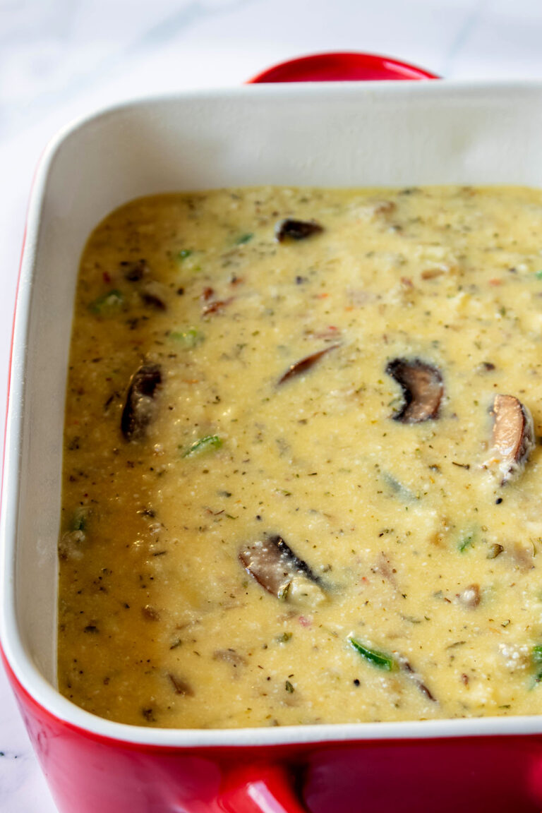 Mushroom Breakfast Casserole - Heavenly Home Cooking