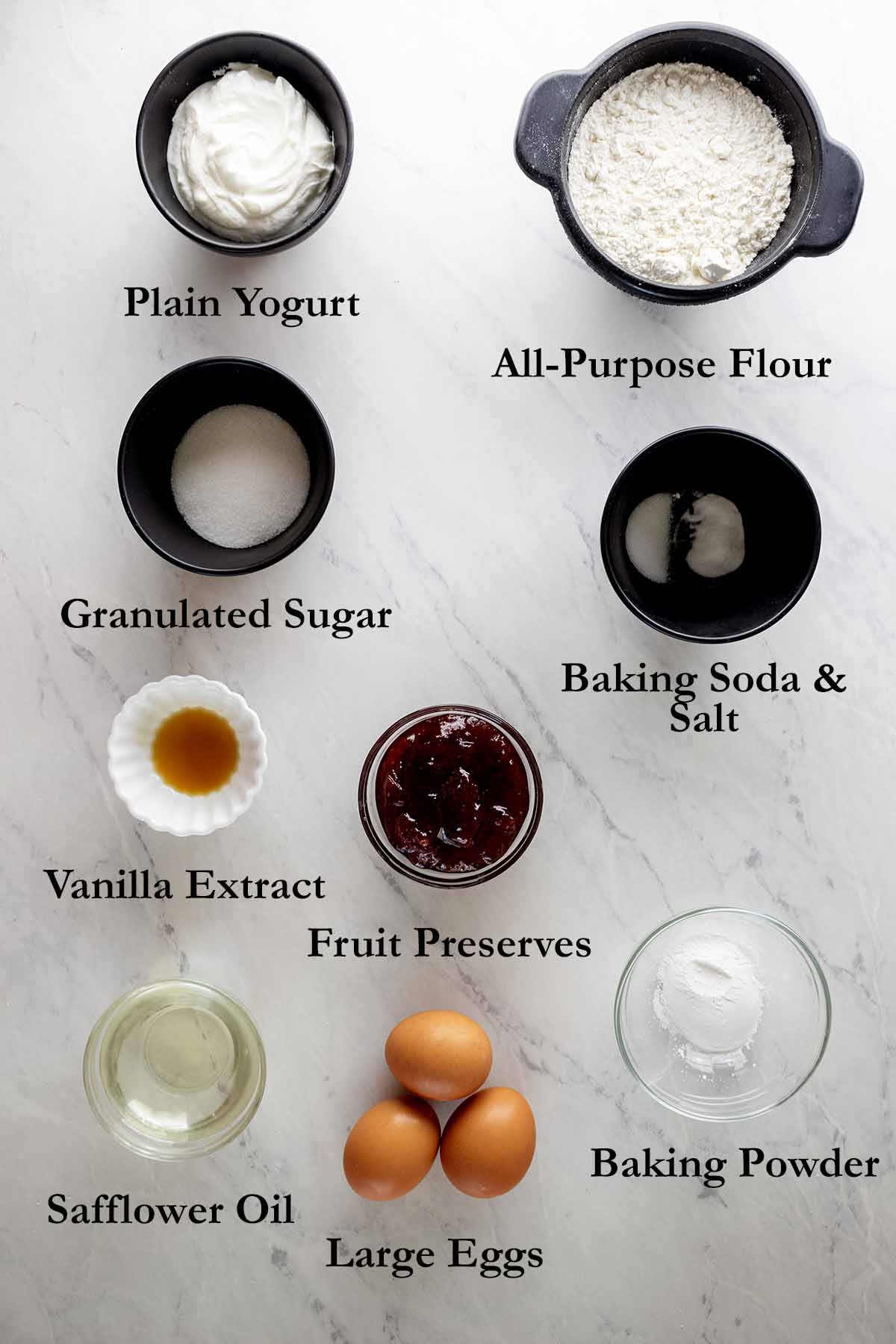 Biscuit muffin ingredients