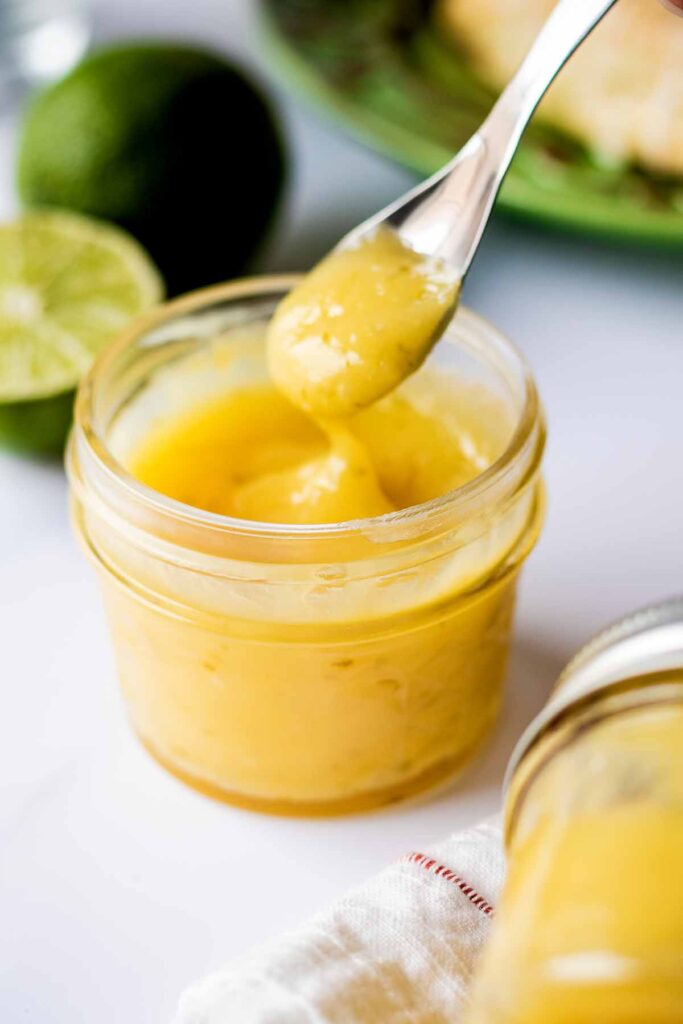 Lime Curd (4 ingredients + 15 minutes or less!) - Heavenly Home Cooking