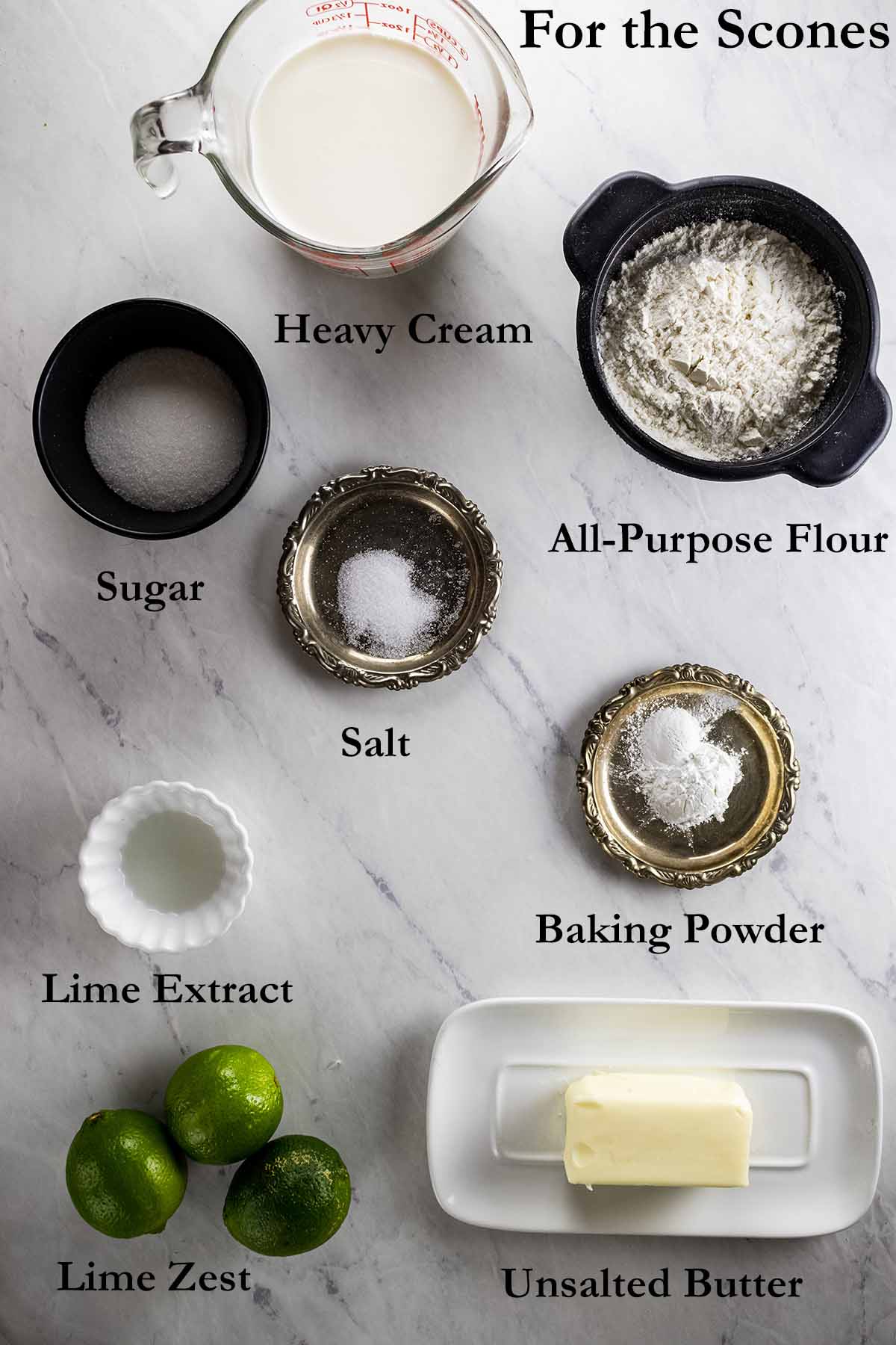 Lime scone ingredients