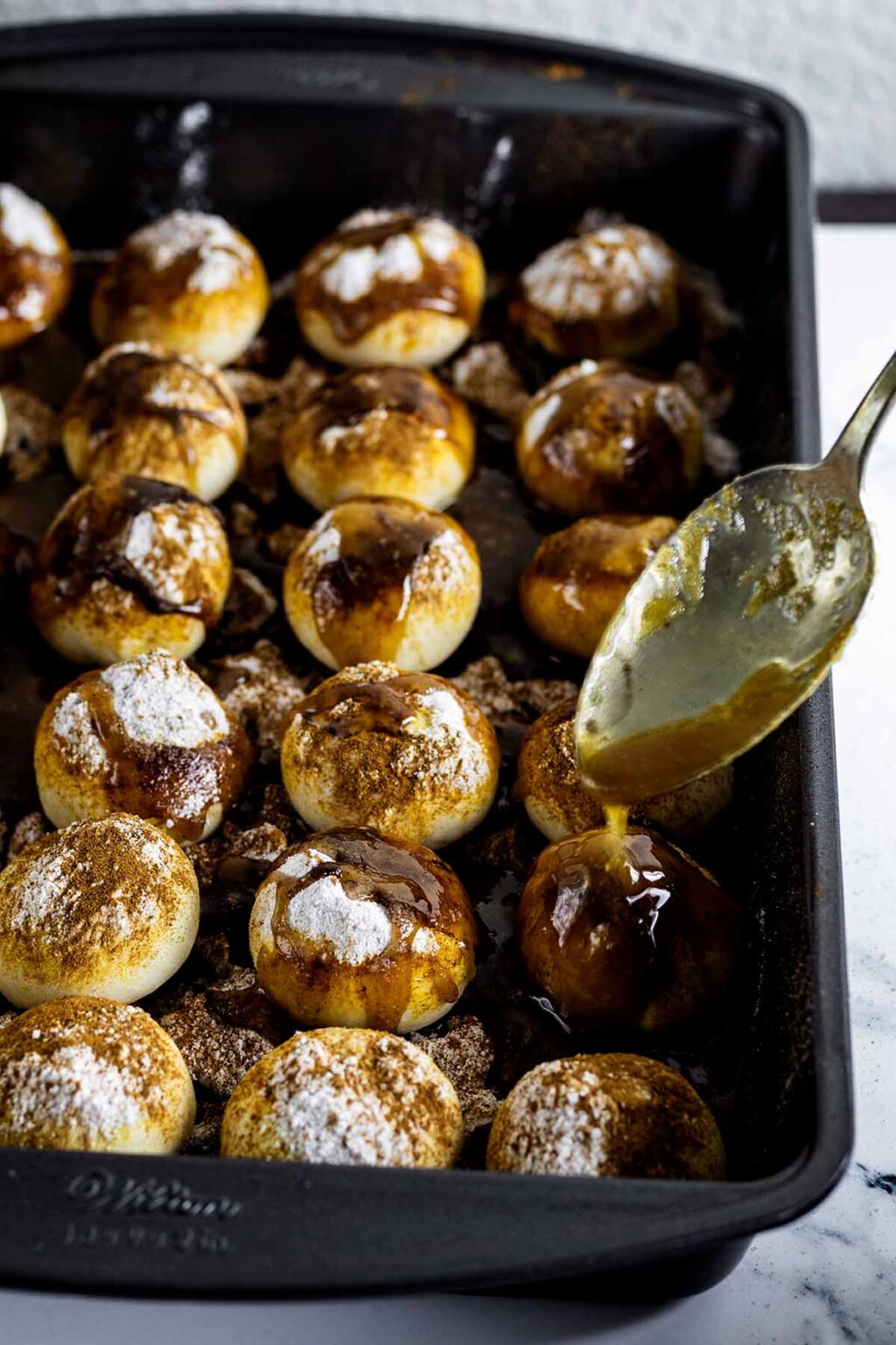 Caramel Pull Apart Rolls (Overnight Recipe) Heavenly Home Cooking