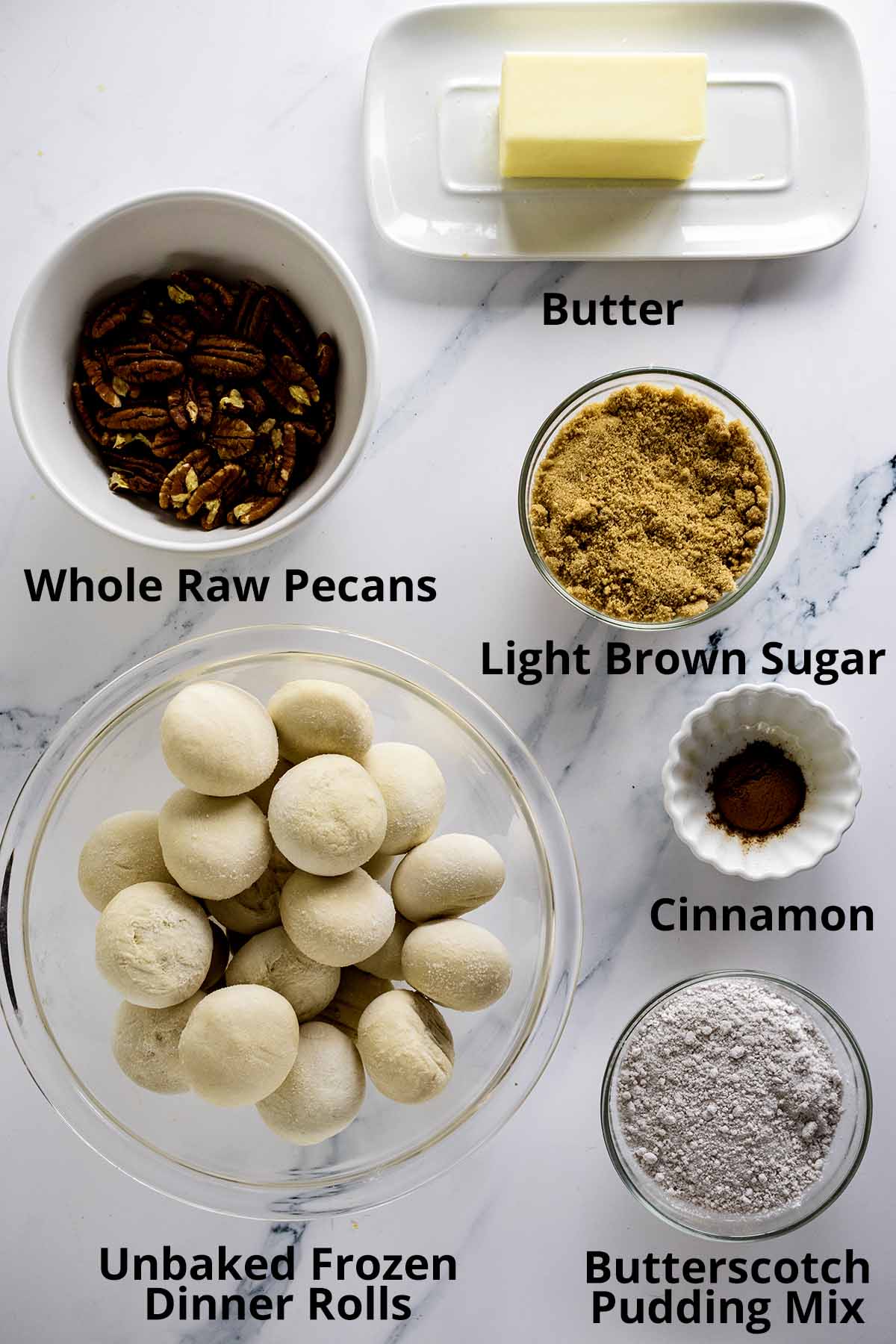 Caramel pull apart rolls ingredients