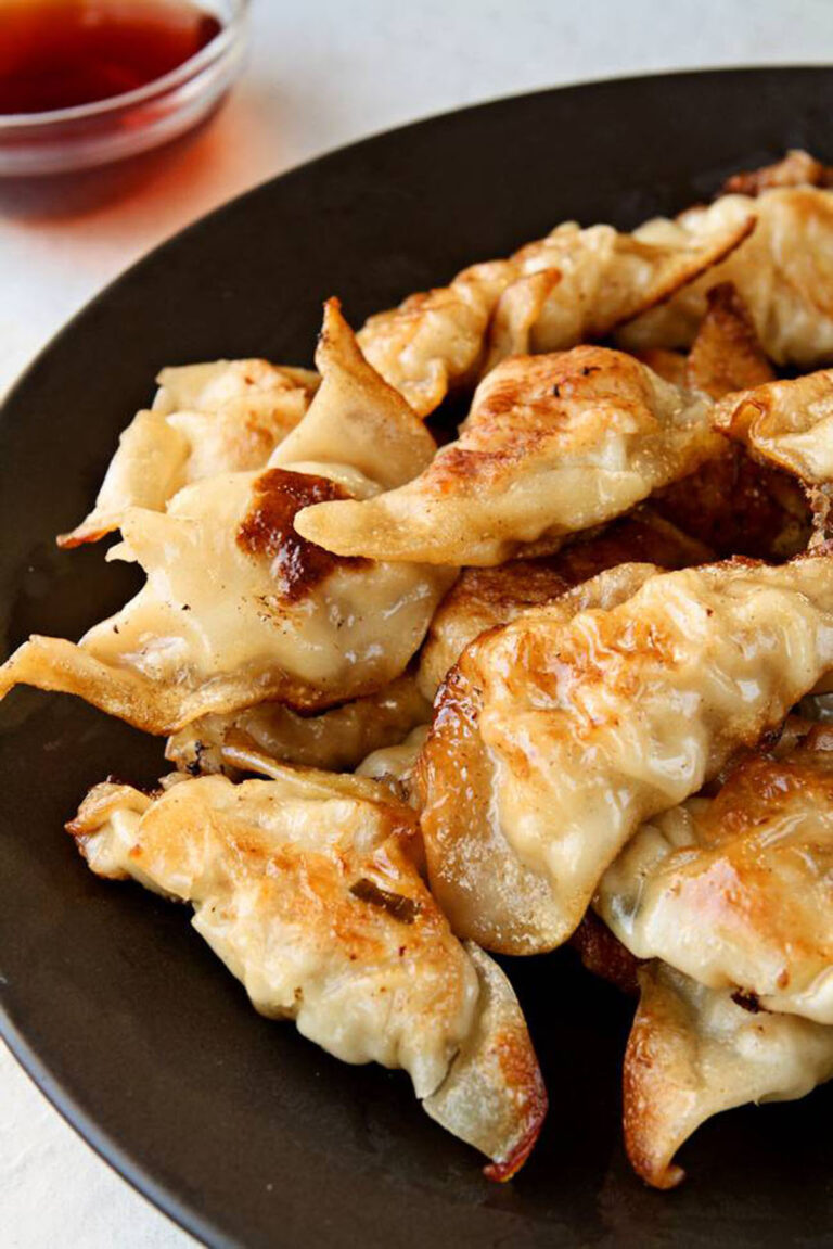 Chinese Pork Dumplings (Restaurant Quality!) - Heavenly Home Cooking