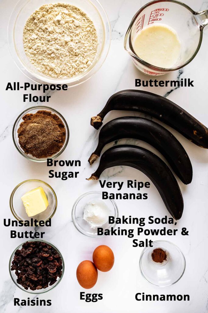 Banana Raisin Bread (Moist, Easy & Freezable) Heavenly Home Cooking