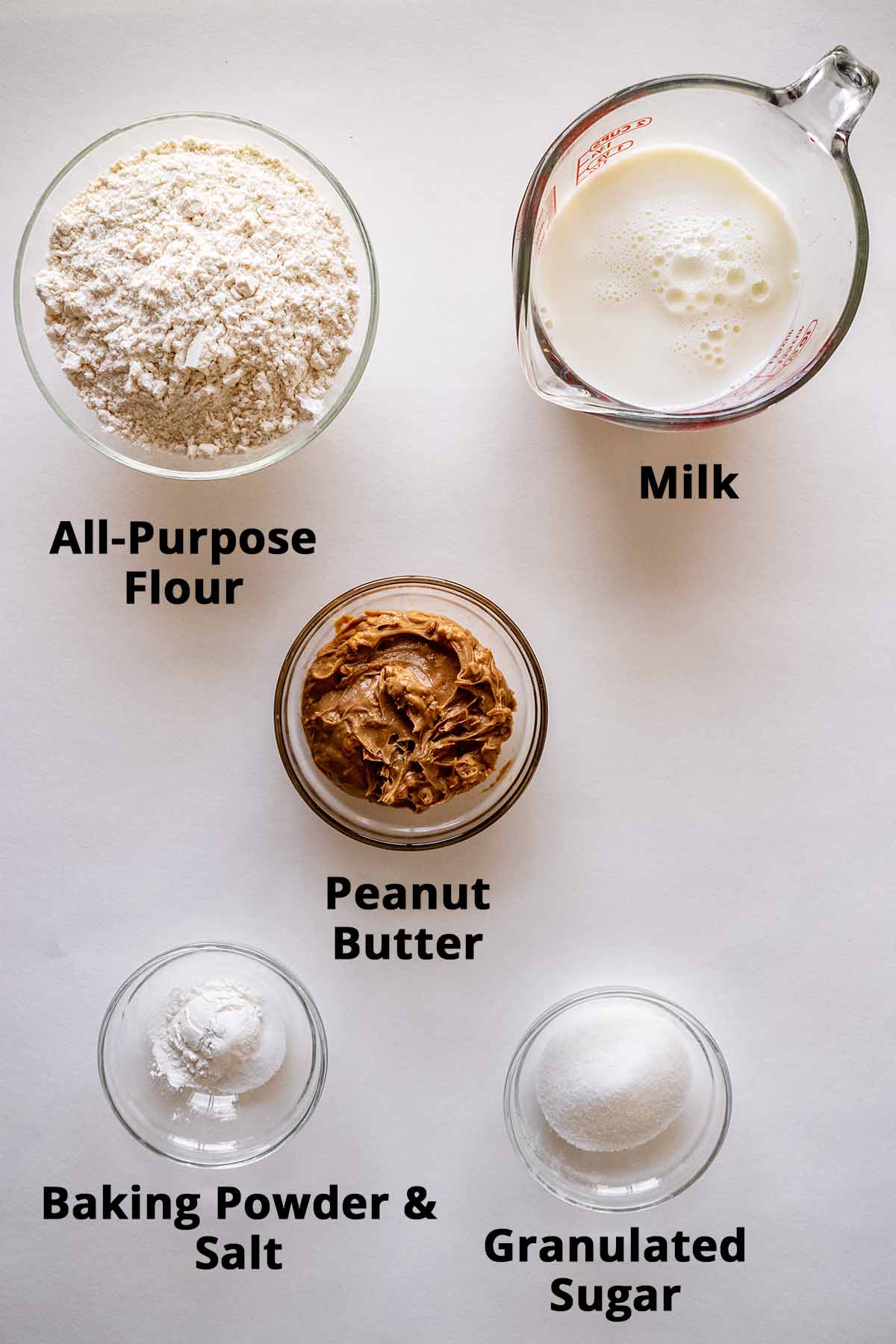 Peanut butter pancakes ingredients