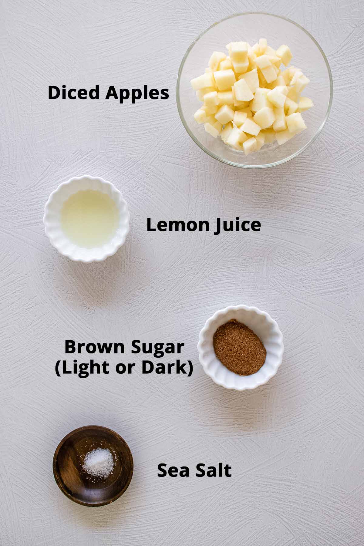 Apple compote ingredients