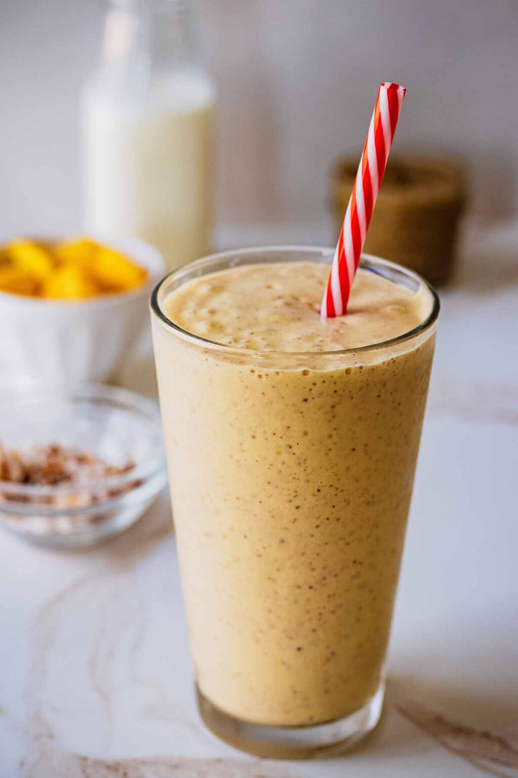 Mango Protein Smoothie (Fast, Easy and Tasty) Heavenly Home Cooking