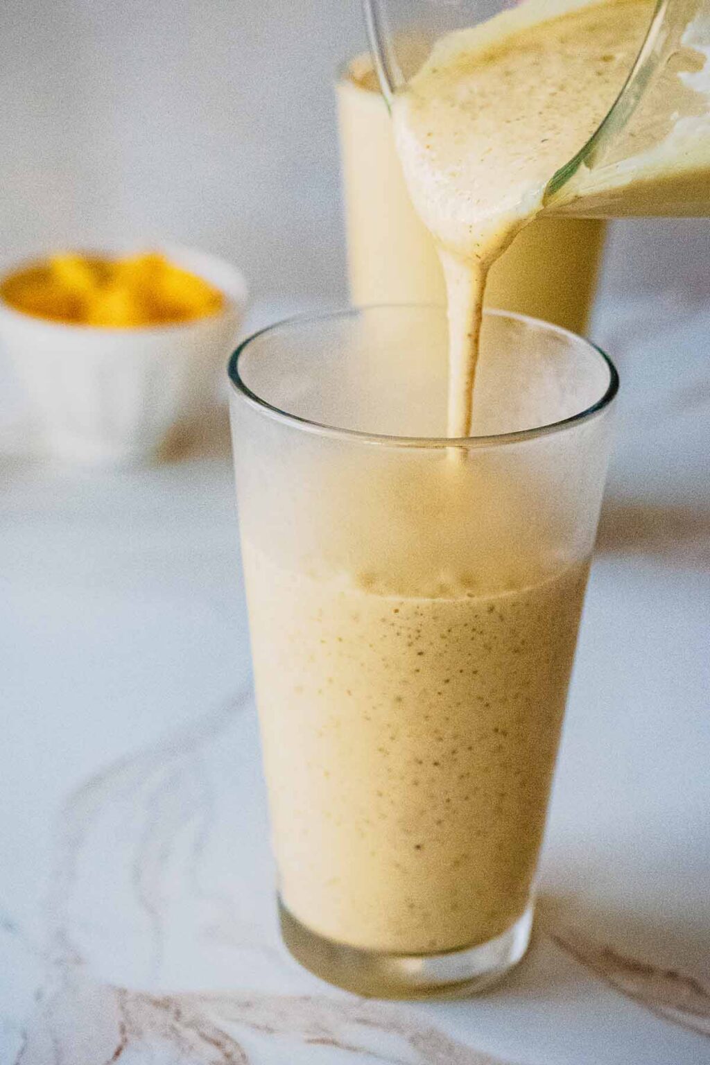 Mango Protein Smoothie (Fast, Easy and Tasty) - Heavenly Home Cooking