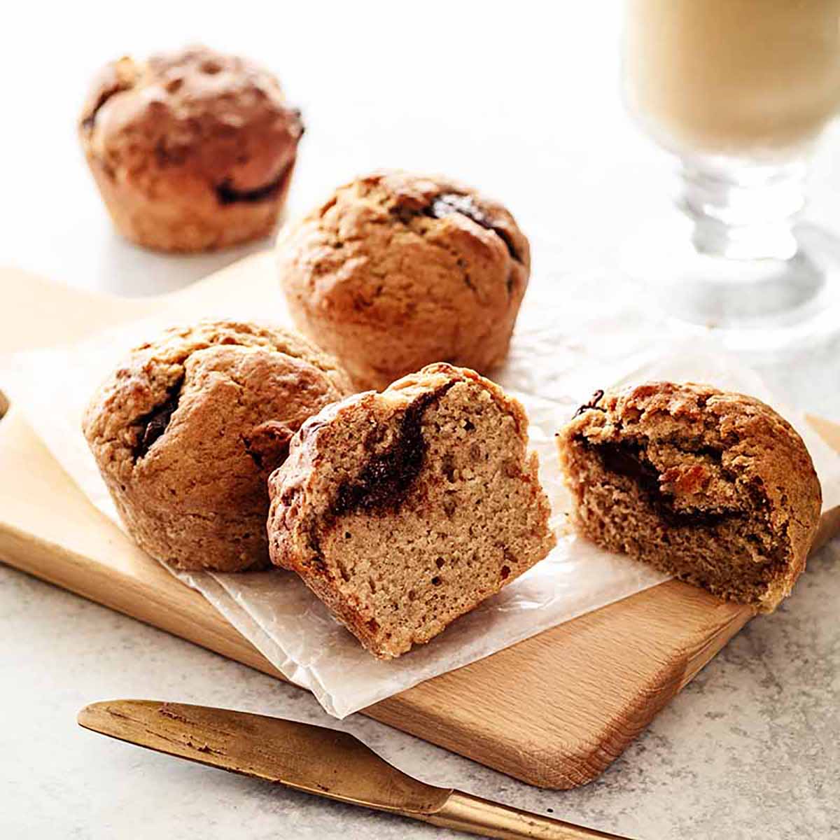 Nutella Muffins - Heavenly Home Cooking