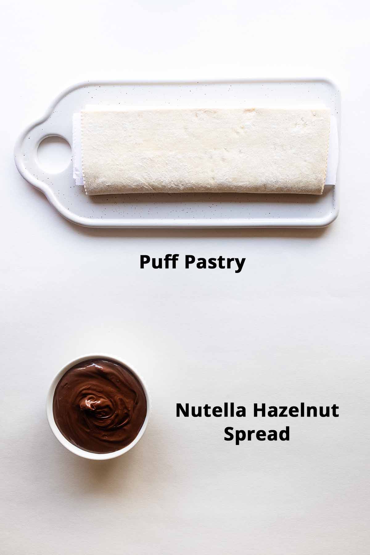 Nutella waffles ingredients