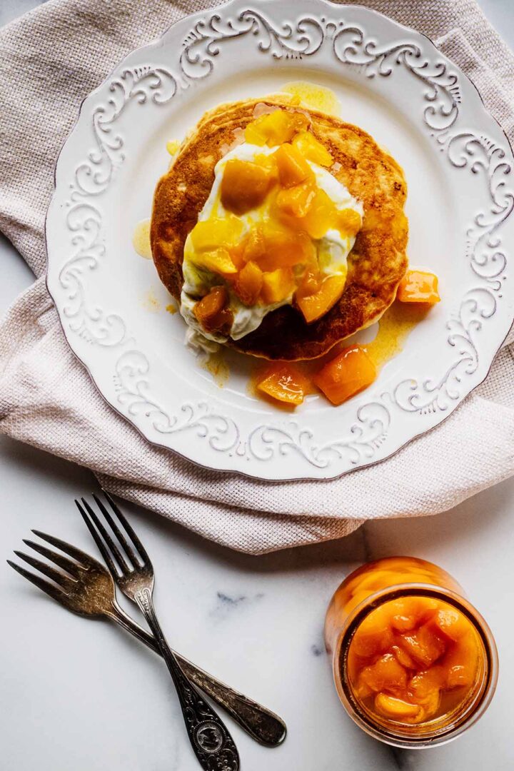 Mango Pancakes (Easy, Light, Fluffy, & Tasty) Heavenly Home Cooking