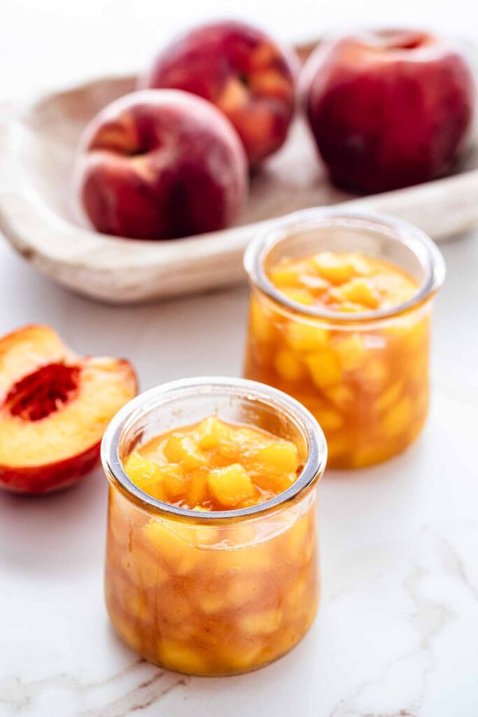 Peach Compote (Quick & Easy Recipe) Heavenly Home Cooking