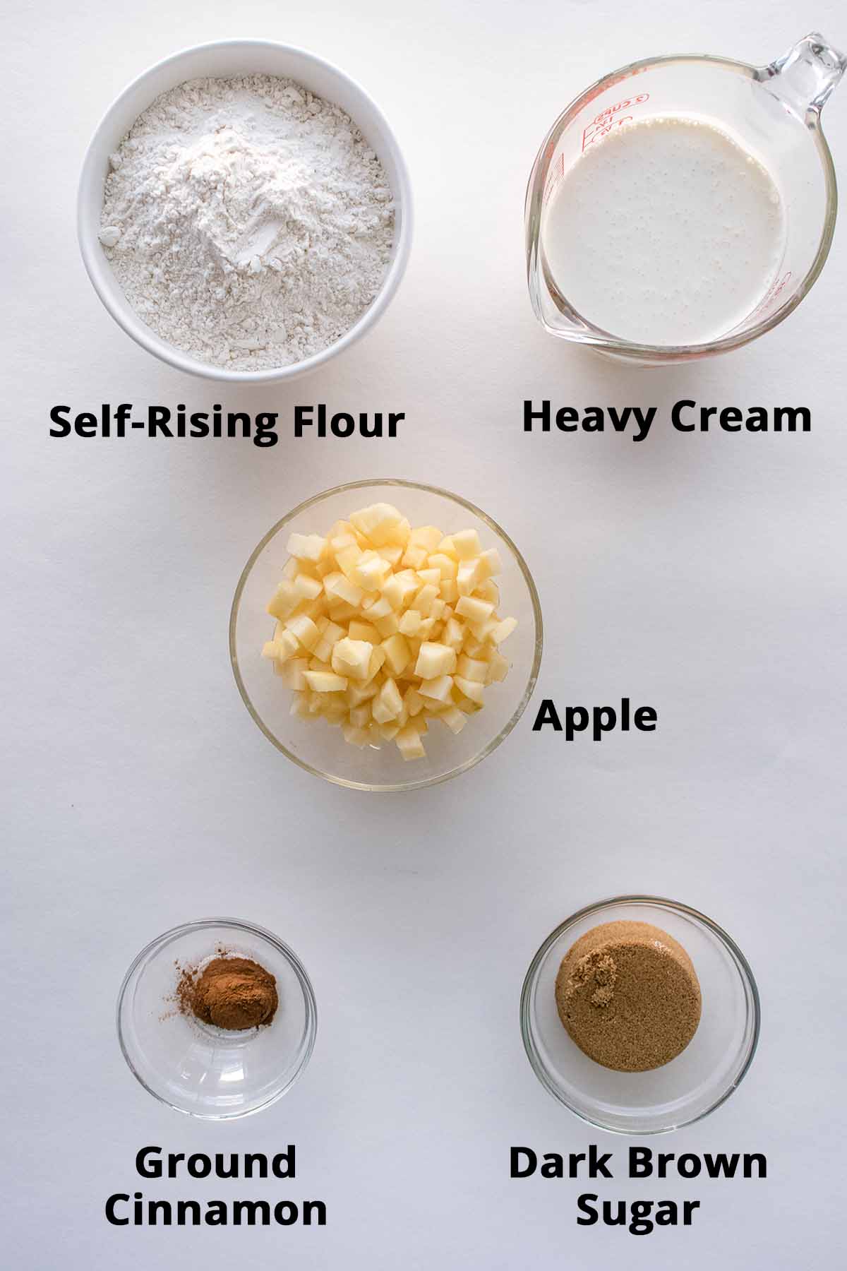 Apple Scone Ingredients