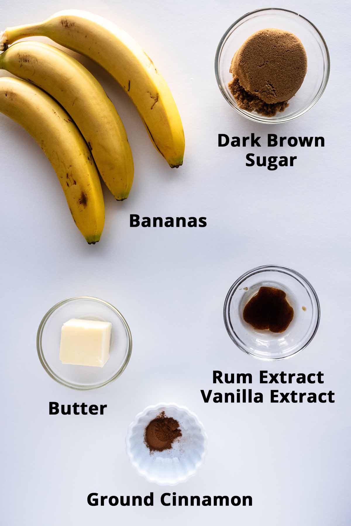 Bananas Foster pancake topping ingredients