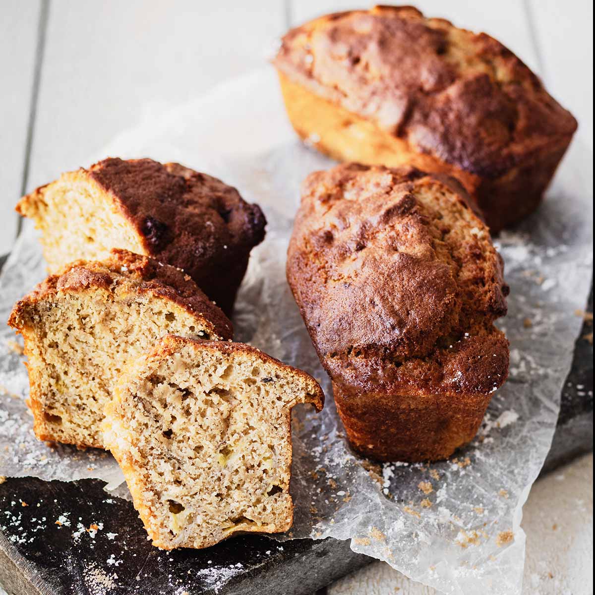Healthy Mini Air Fryer Banana Bread (for one!) - Sweet Savory and Steph