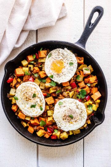 Sweet Potato Breakfast Hash (Healthy, Hearty) - Heavenly Home Cooking