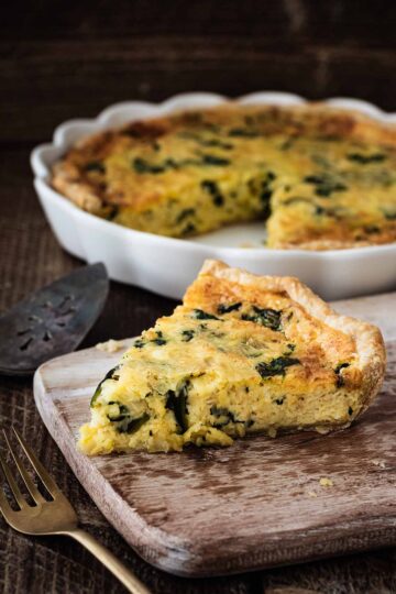Quiche Florentine (Easy and Flavorful Recipe) - Heavenly Home Cooking