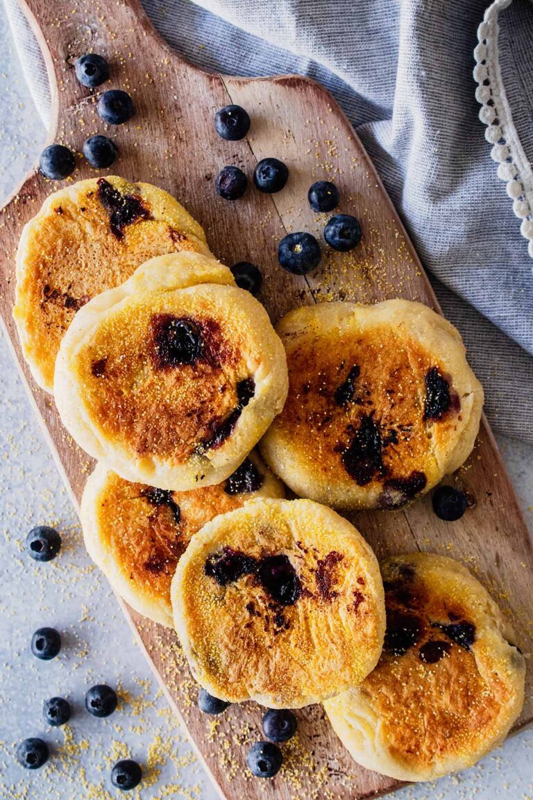 Blueberry English Muffins (No Bake) - Heavenly Home Cooking