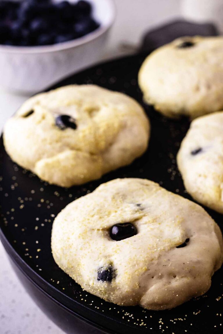 Blueberry English Muffins (No Bake)