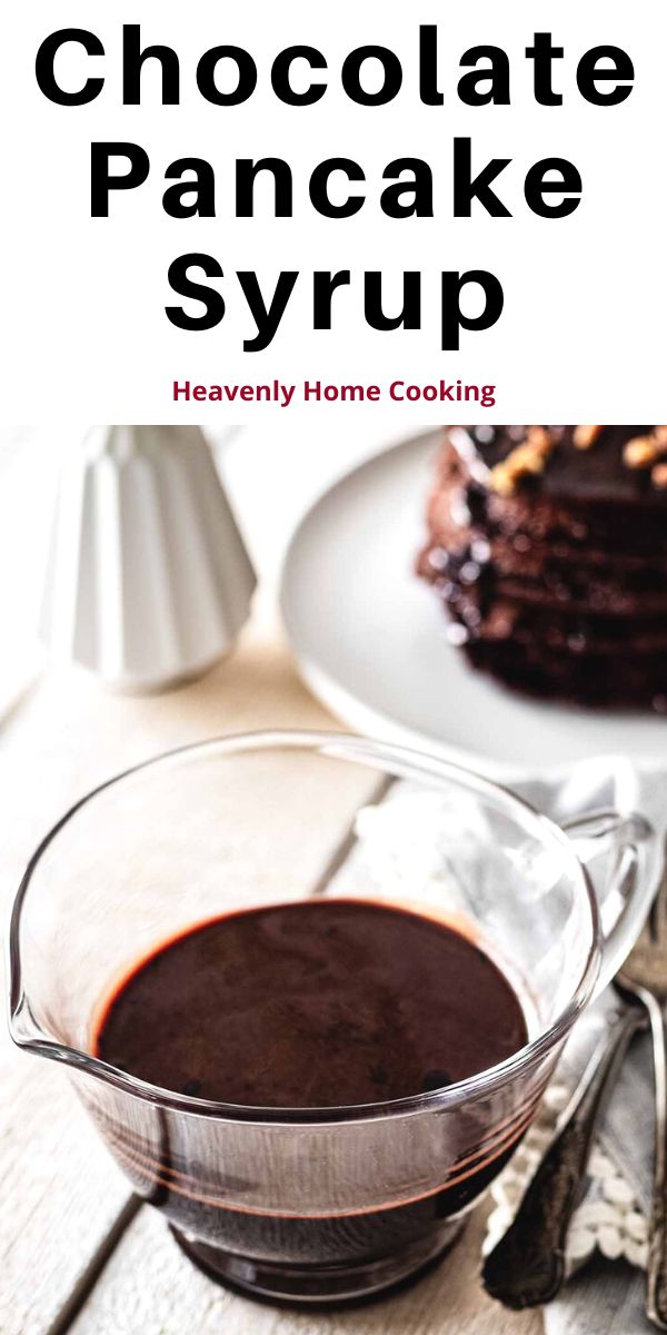 Chocolate Pancake Syrup (Quick and Easy) Karinokada