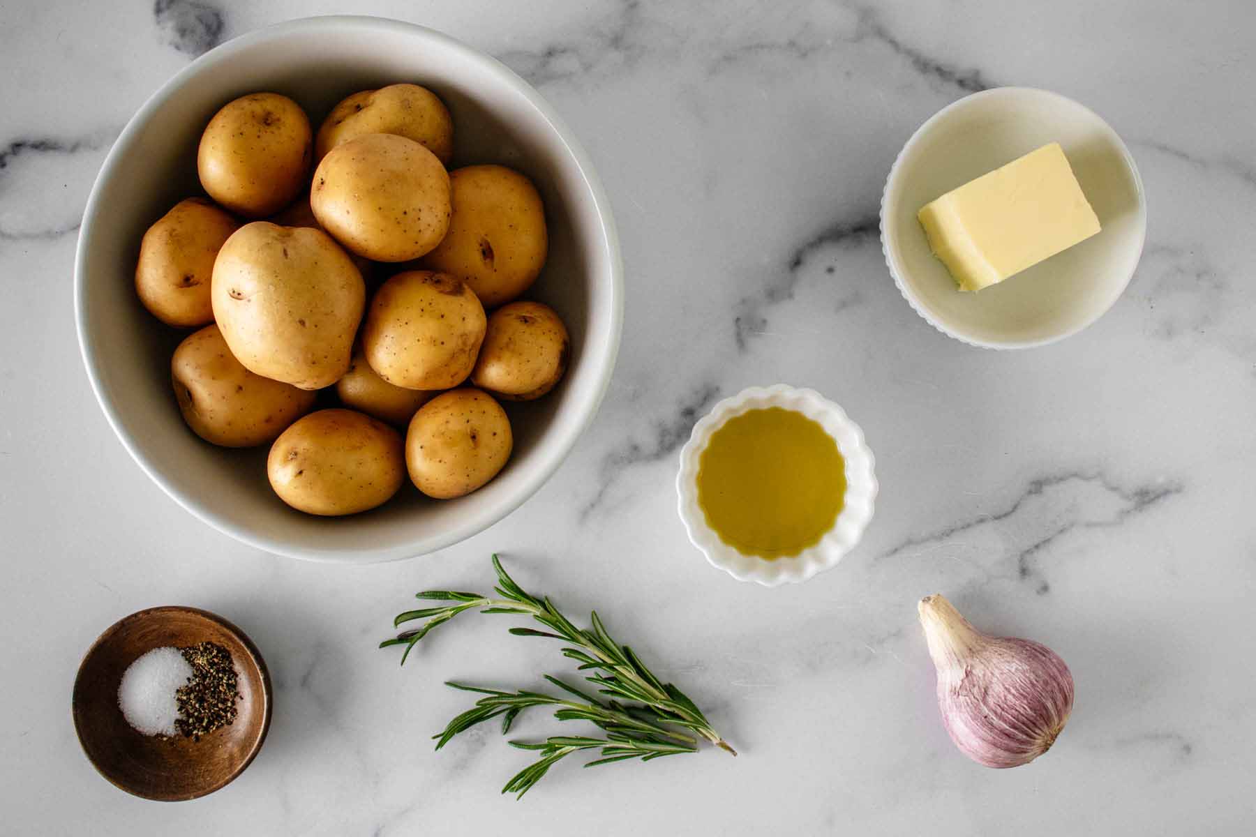 Garlic Rosemary Potatoes Ingredients