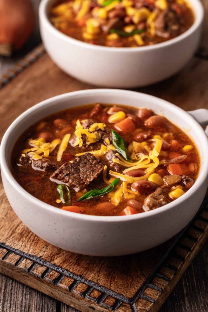 Crock Pot Cowboy Soup (Effortless, Hearty, Nutritious Recipe