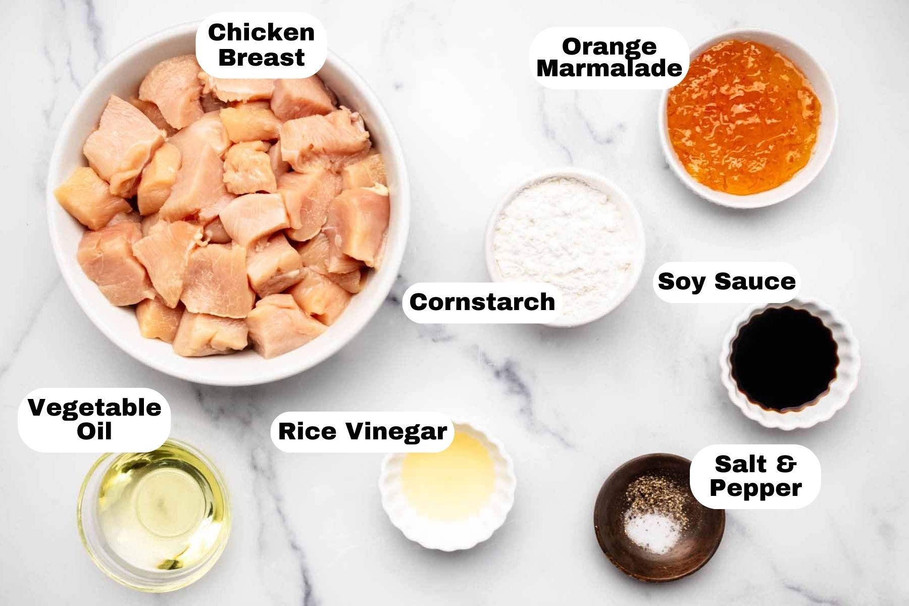 Easy orange chicken ingredients
