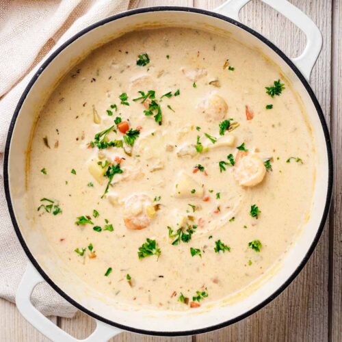Creamy Seafood Chowder Heavenly Home Cooking