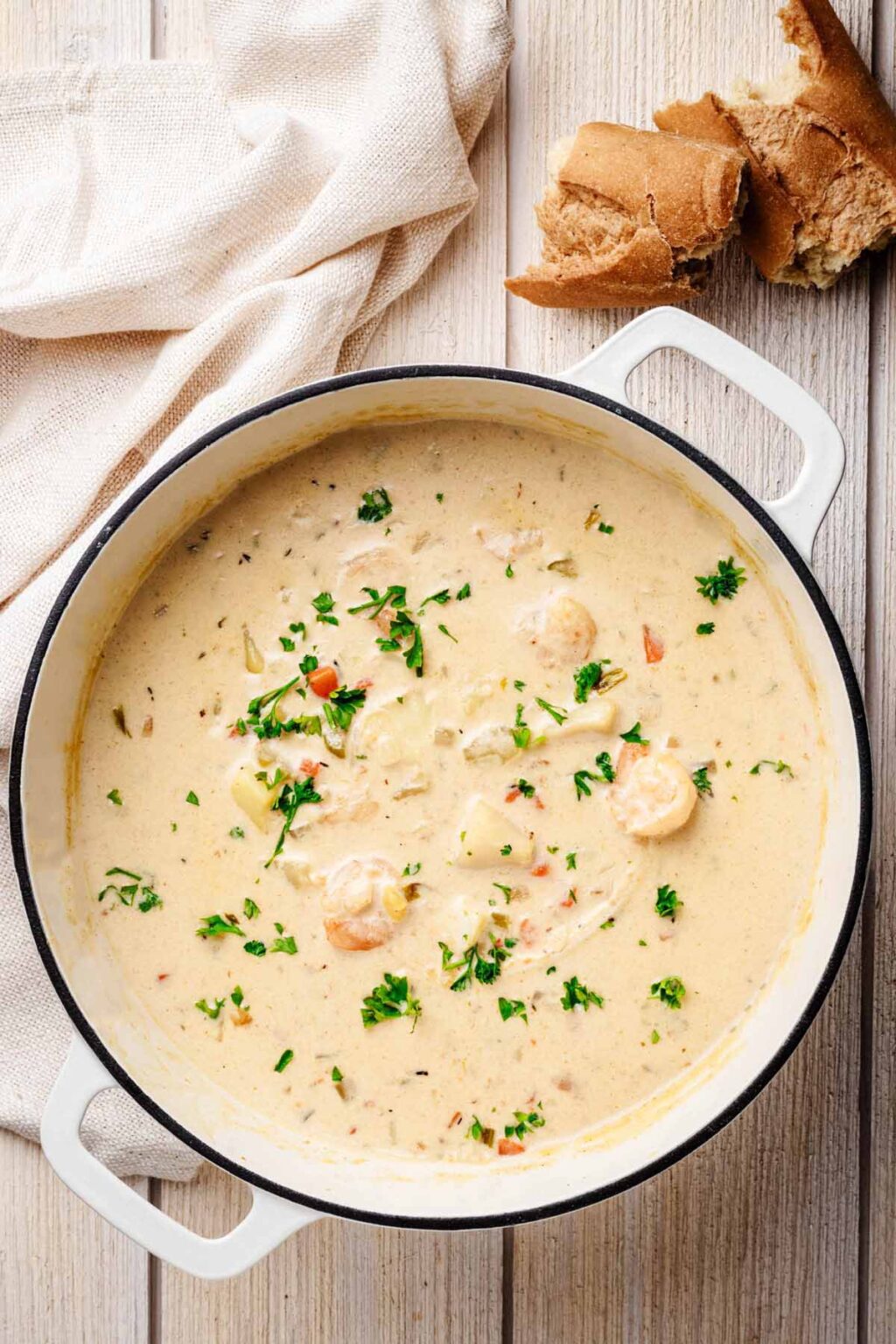 Creamy Seafood Chowder Heavenly Home Cooking